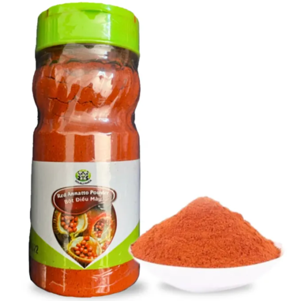 DOUBLE PANDA Red Annatto Seed Powder Hat Dieu Mau 100g/ Sarkano annato sēklu pulveris Hat Dieu Mau, 100 g