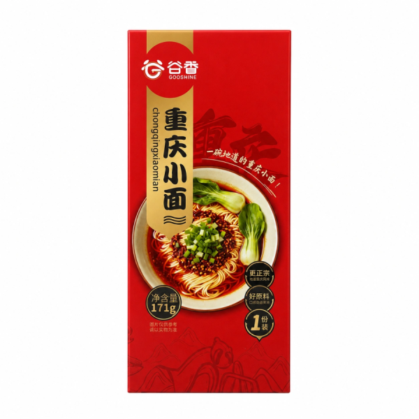 Guxiang Chongqing noodles 171g/ Guxiang Čuncjinas nūdeles, 171 g