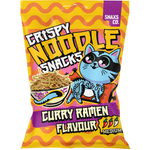 SnaxsCo Crispy Noodle Curry Ramen Snack 60g/ SnaxsCo kraukšķīgā nūdeļu uzkoda ar karija ramena garšu, 60 g