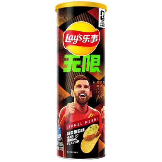 Lay’s Lionel Messi čipsi ar ķiploku maizes garšu 90g