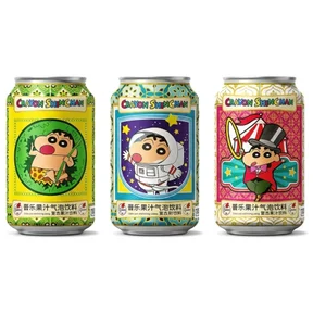 Shinchan Guava Juice Sparkling Drink 330ml/ Shinchan gvajaves gāzētais dzēriens, 330 ml