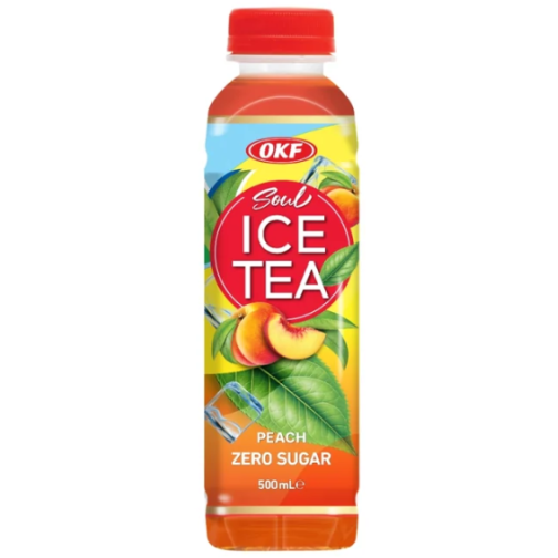 OKF Soul Ice Tea Peach Drink 500ml/ OKF Soul persiku ledus tējas dzēriens, 500 ml