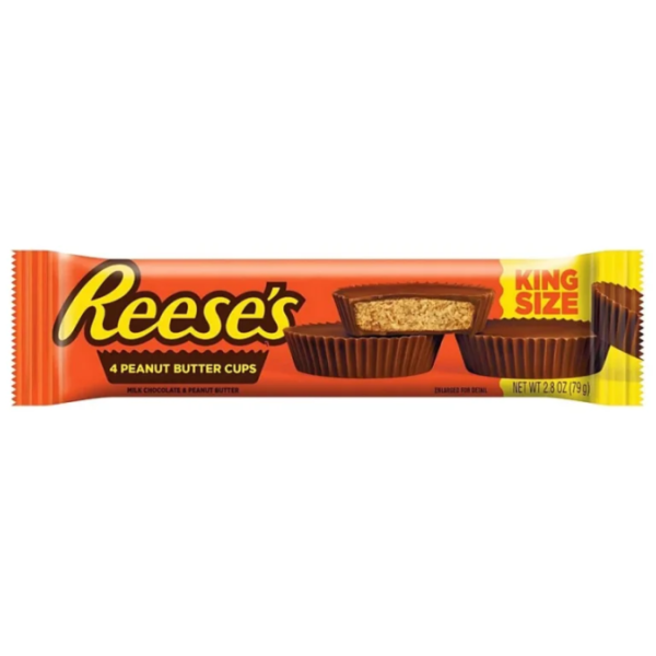 Reese's 4 Peanut Butter Cups Non-GMO 79g/ Reese’s 4 zemesriekstu sviesta krūzītes, bez ĢMO, 79 g