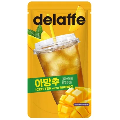 Delaffe Iced Tea With Mango 230ml/ Delaffe ledus tēja ar mango garšu, 230 ml