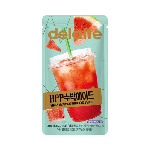 Delaffe Watermelon Ade 230ml/ Delaffe arbūzu dzēriens (Ade), 230 ml