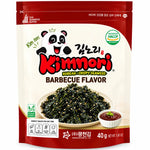 Kimnori BBQ Crispy Seaweed 40g/ Kimnori kraukšķīgas jūraszāles ar BBQ garšu, 40 g