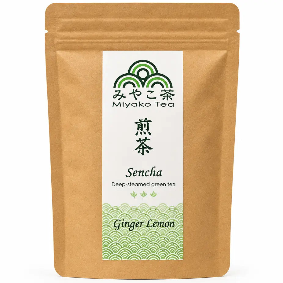 Sencha Ginger Lemon - Kakegawa 50g/ Senča tēja ar ingveru un citronu – Kakegava, 50 g