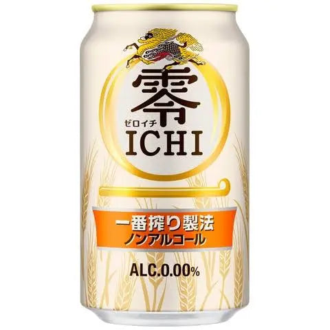 Kirin Zero Ichi Non-Alcoholic Beer 350ml/ Kirin Zero Ichi bezalkoholiskais alus, 350 ml
