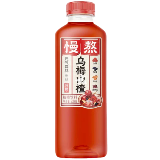Chi Forest Dark Plum Hawberry Drink 500ml/ Chi Forest tumšo plūmju un vilkābeļu dzēriens, 500 ml
