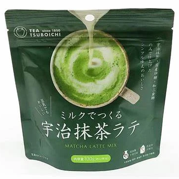 TSUBOICHI Matcha Latte Powder Mix 60g/ TSUBOICHI Matcha Latte Pulvera Maisījums 60g