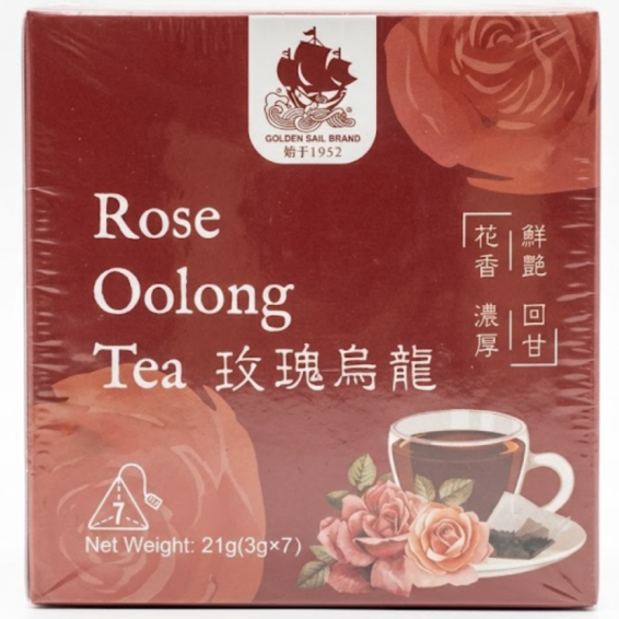 Jinfan Rose Oolong Tea, Box Pack 3g*7/ Jinfan rožu oolong tēja, kastītē, 3 g × 7