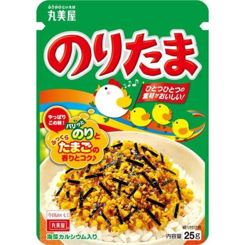 Marumiya Furikake Noritama Seaweed & Egg 25g/ Marumiya furikake Noritama ar jūraszālēm un olu, 25 g