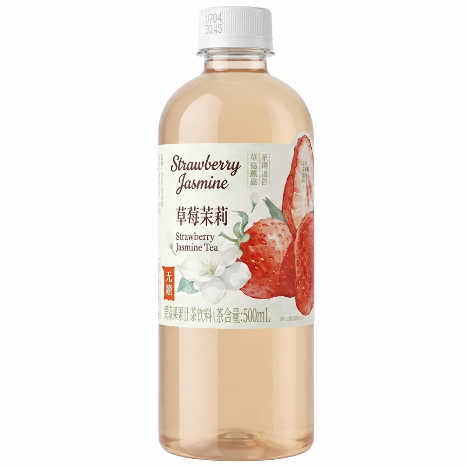Guozishule Strawberry Jasmine Tea 500 ml/ Guozishule zemeņu jasmīna tēja, 500 ml