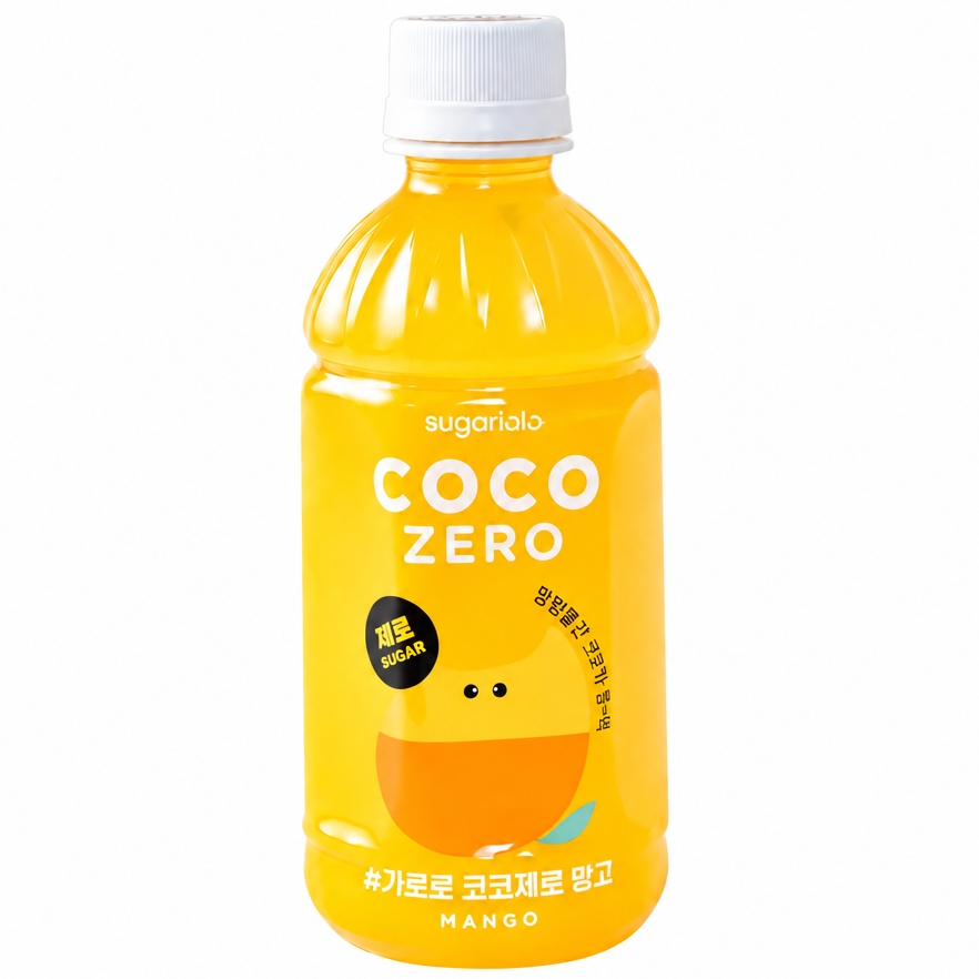 SUGARLOLO Coco Zero Mango Flavor 340ml/ SUGARLOLO Coco Zero ar mango garšu, 340 ml