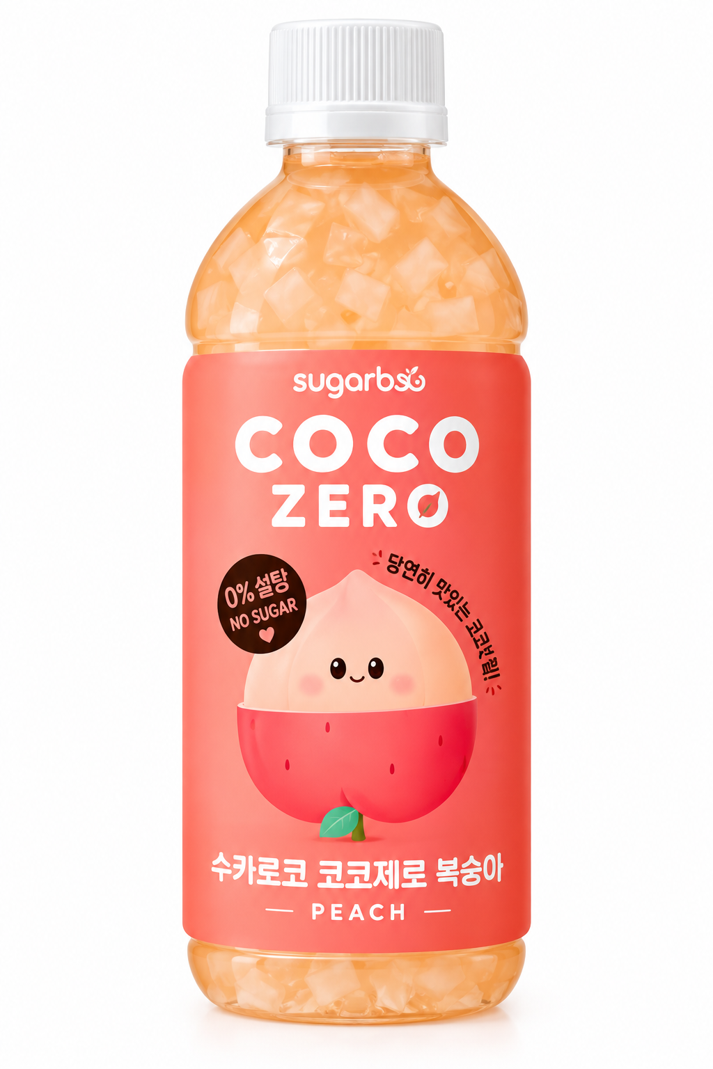 SUGARLOLO Coco Zero Peach Flavor 340ml/ SUGARLOLO Coco Zero ar persiku garšu, 340 ml