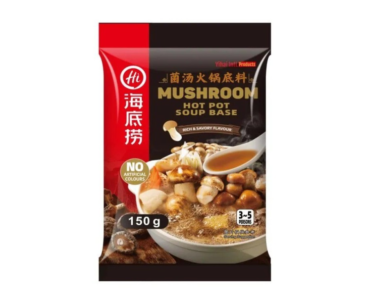 Hi Hotpot Seasoning Mushroom 150g/ Hi Hotpot sēņu karstā katla garšviela 150g