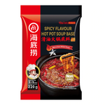 Hi Hotpot Soup Base Spicy QingYou 220g/ Hi Hotpot asā karstā katla zupas bāze QingYou 220g