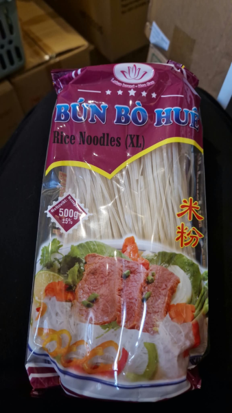 Lotus Bun Bo Hue Rice Noodles 500g/ Lotus Bun Bo Hue rīsu nūdeles 500g