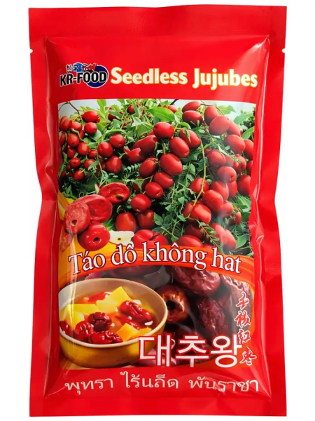 Seedless Jujube Dates 120g/ Ķīniešu dateles (jujube) bez kauliņiem 120g