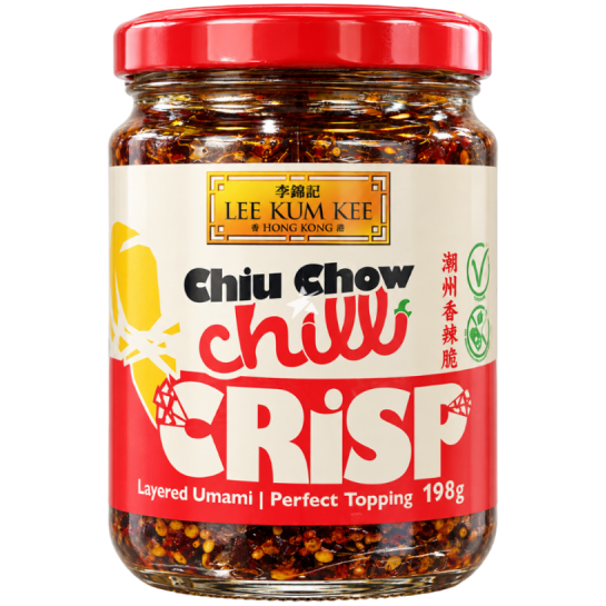 LKK Chiu Chow Chilli Crisp 198g/ LKK Čaožou kraukšķīgā čili eļļa, 198 g