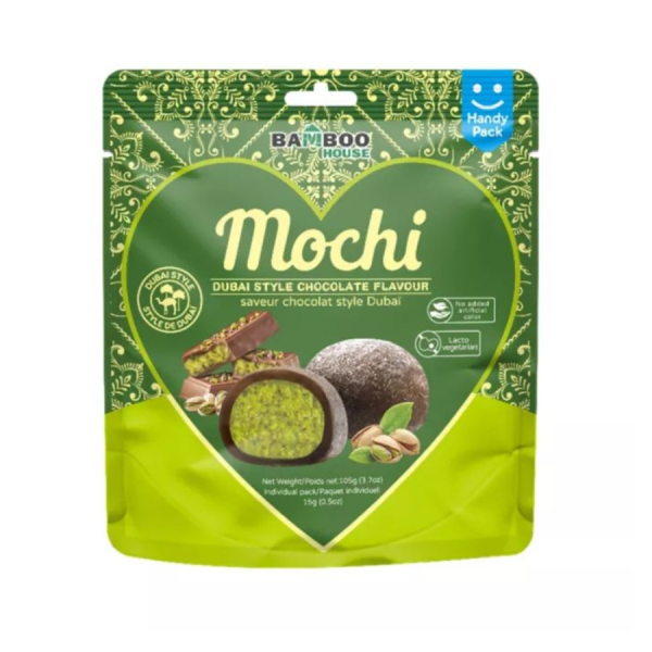BAMBOO HOUSE Dubai Style Chocolate Mochi 105g/ BAMBOO HOUSE Dubaijas stila šokolādes moči 105 g