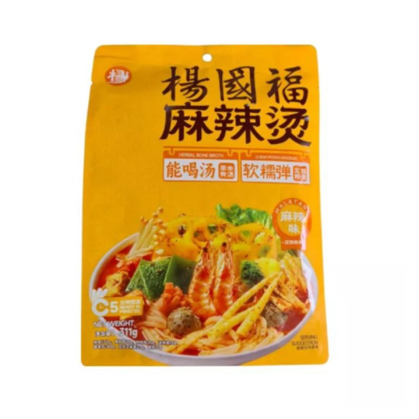 YANG GUOFU Hot Classic Malatang Vermicelli 311g/ YANG GUOFU klasiskās pikantās Malatang nūdeles 311 g