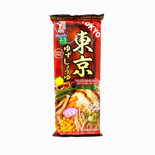 JP Yuzu Flavor Soy Sauce Ramen 172g/ JP Yuzu garšas sojas mērces ramen 172g