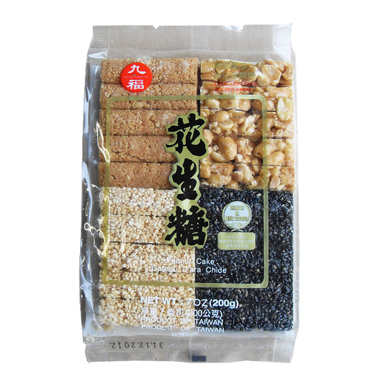 NC Peanut & Sesame Candy - Mixed 170g bag/ NC Zemesriekstu un Sezama Konfektes – Maisījums 170g maisiņā