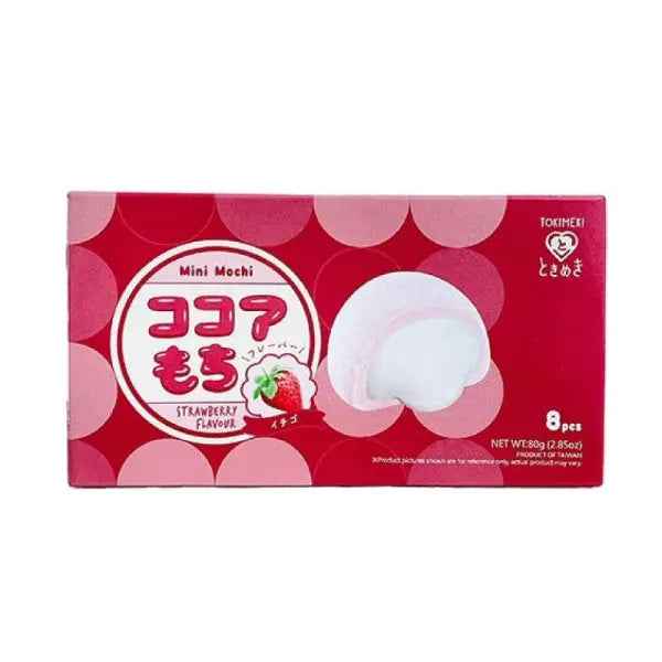 TOKIMEKI Mini Strawberry Mochi 80g/ TOKIMEKI Mini Zemeņu Moči 80g  (Taivāna)