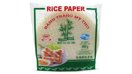 BAMBOO TREE Rice Paper 22cm/ BAMBOO TREE rīspapīrs 22cm dziļi cepts Cha Gio