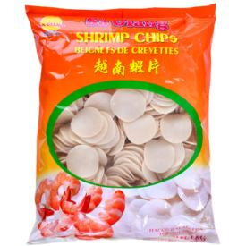 Prawn crackers, unfried 1KG/ Garneļu krekeri, necepti 1KG