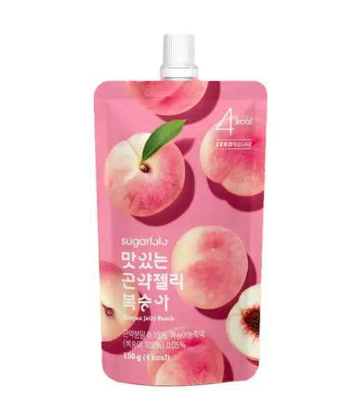 Sugarlolo Konjac Jelly Peach/ Sugarlolo Konjac Želejas Dzēriens Persiks (Koreja)