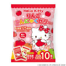 YOKOO Hello Kitty Apple Flavour Konjac Jelly/ YOKOWO Hello Kitty ābolu garšas konjac želeja