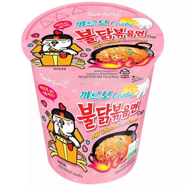 SAM YANG Ramen Carbo Buldak Cup 80g KR/ SAM JANG Ramen Carbo Buldak kauss 80g