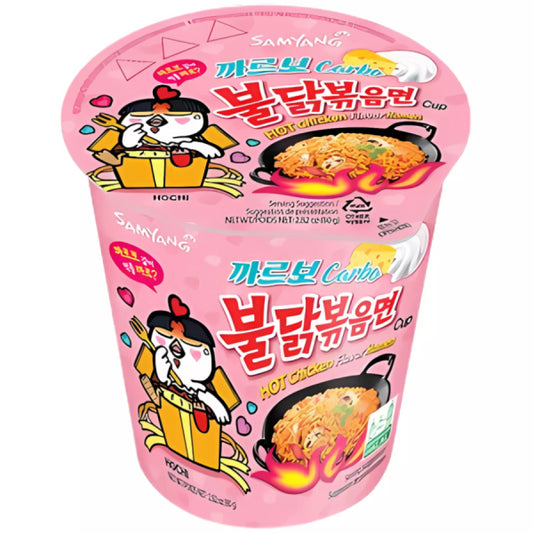 SAM YANG Ramen Carbo Buldak kauss 80g KR/ SAM JANG Ramen Carbo Buldak kauss 80g