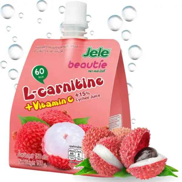 JELE Vitamin Jelly (Lychee, Lcarnitine)/ JELE vitamīnu želeja (ličī, Lkarnitīns)