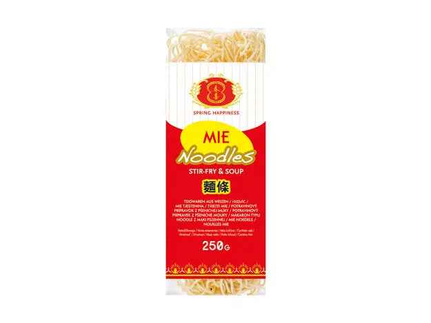 Noodles Mie SPRING HAPPINESS 250g/ Nūdeles Mie SPRING HAPPINESS 250g