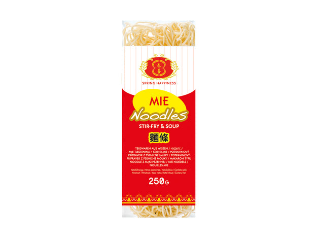 Noodles Mie SPRING HAPPINESS 250g/ Nūdeles Mie SPRING HAPPINESS 250g