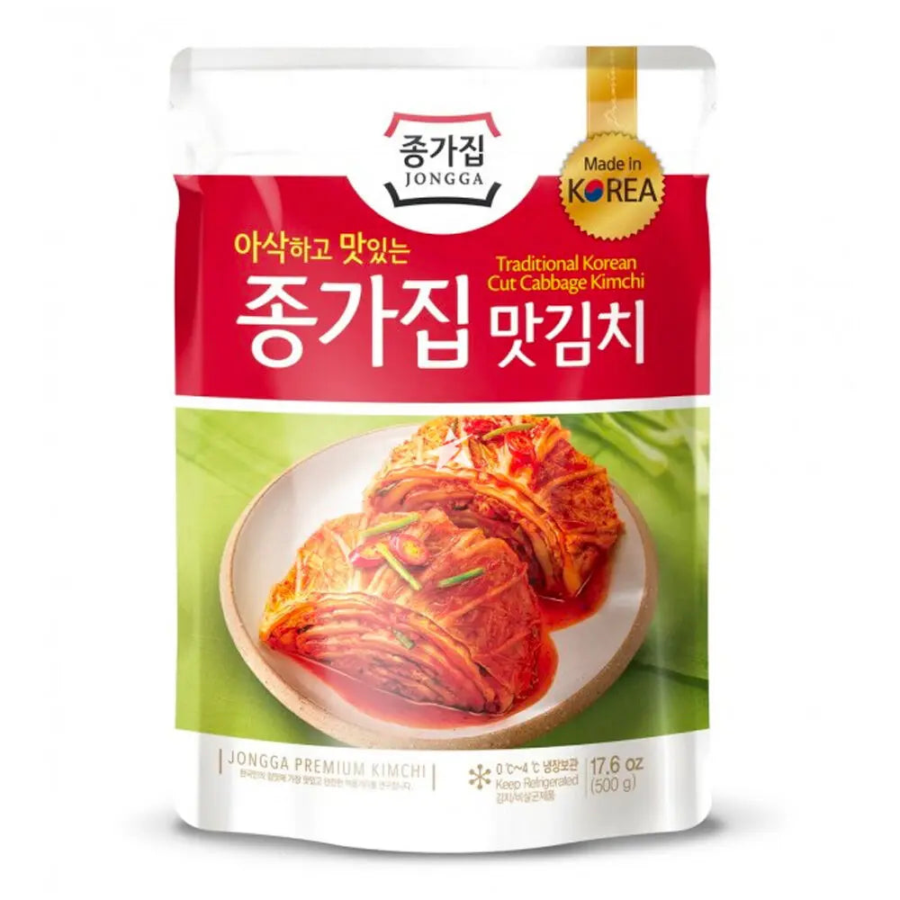 Jongga Fresh Kimchi 500g / Jongga Svaigi Kimchi 500g - Oishii Asian Mart