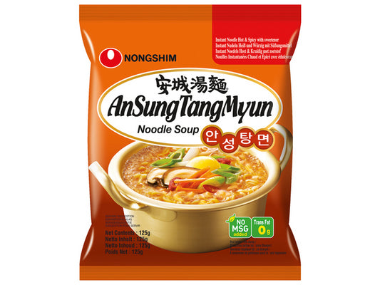 Instant Noodles Ansungtangmyun Nong Shim/ Ātri pagatavojamās nūdeles Ansungtangmyun Nong Shim 