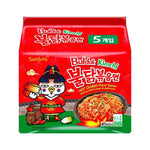 Samyang Buldak ass vistas gaļas kimči multi 130g (daudzpaka 5x130g)