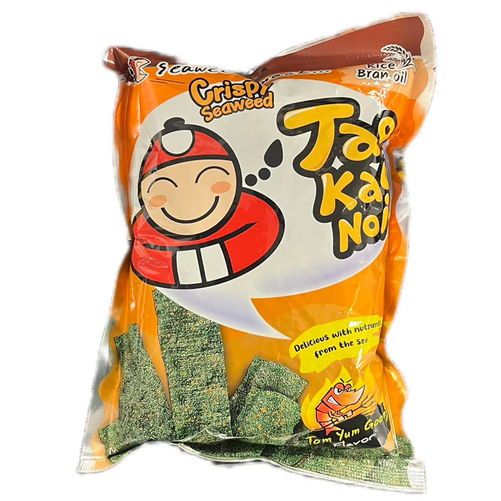 Tao Kae Noi Crispy Tom Yum Goong Seaweed 32g/ Kraukšķīgas jūras aļģes ar Tom Yum Goong garšu 32 g Tao Kae Noi