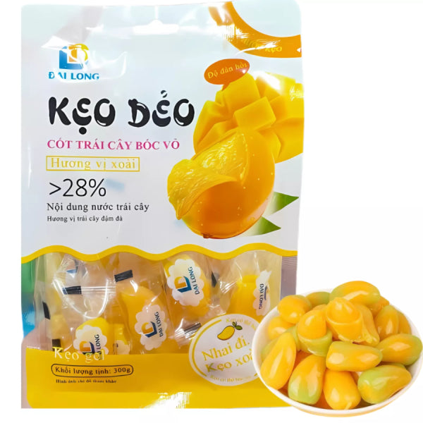 DAI LONG Mango Gummy Candy/ DAI LONG Mango Gumija Sūklis