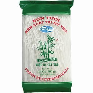 BAMBOO TREE Fresh Rice Vermicelli 400g/ BAMBOO TREE Svaigie rīsu vermicelli 400g