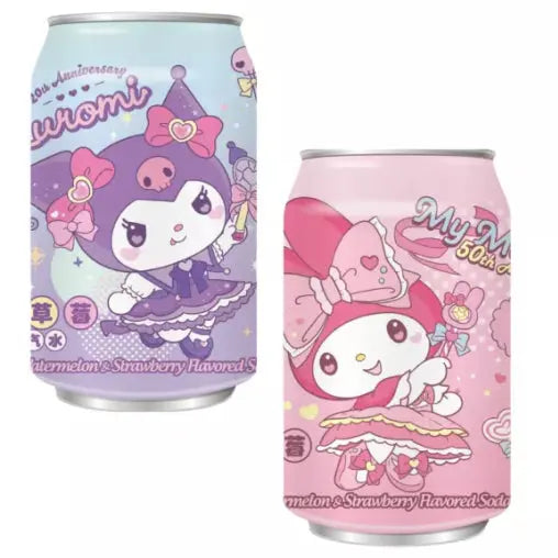 AMANDIER Watermelon & Strawberry Soda Drink 330ml/ Arbūzu un zemeņu gāzēts dzēriens 330 ml AMANDIER
