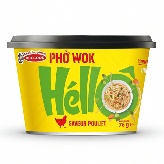 Acecook Pho wok Chicken 76g/ Acecook Instant Noodles Pho Wok Vista 76g