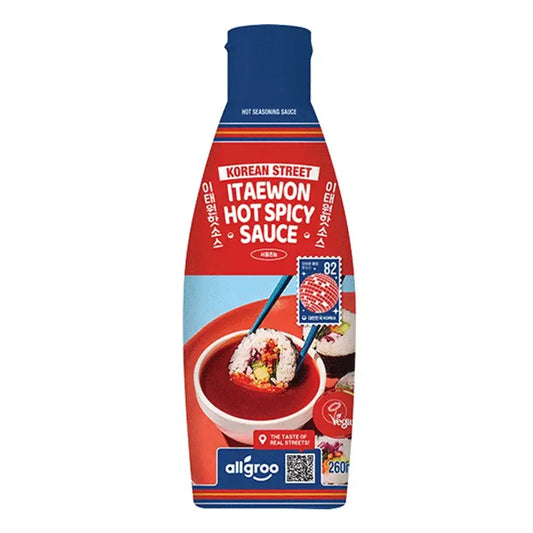 KOREAN STREET South Korea Itaewon Korean Hot Sauce/ KOREJAS IELAS Itaewon Korejiešu asā mērce - Oishii Asian Mart