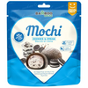 BAMBOO HOUSE Cookies & Cream Mochi 105g/ BAMBOO HOUSE cepumu un krēma moči 105g Packaging of Bamboo House Mochi Cookies & Cream on a white background