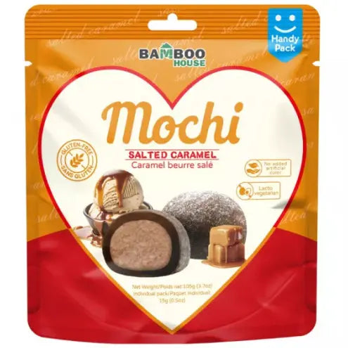 BAMBOO HOUSE Salted Caramel Mochi 105g/ BAMBOO HOUSE sālītās karameles moči 105 g BAMBOO HOUSE