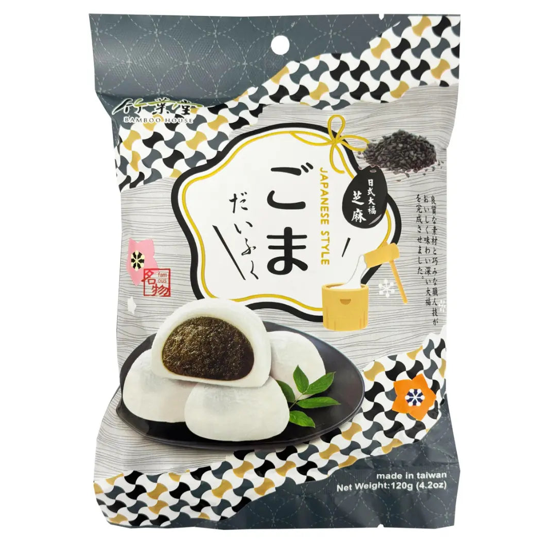 BAMBOO HOUSE Sesame Mochi 120g/ Bamboo House sezama moči 120 g Oishii Asian Mart